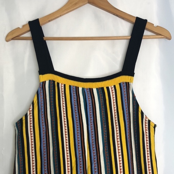 ZARA Woman’s Stripes Vertical Line Multicolored Romper Size S - Picture 3 of 10